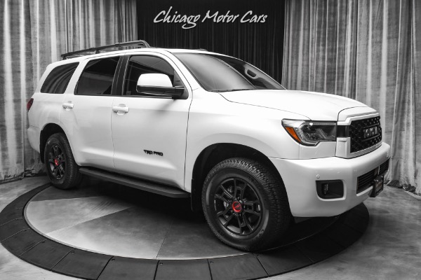 Used 2022 Toyota Sequoia TRD Pro SUV Wind Chill Pearl! TRD Pro Package! 5.7L V8! ONLY 200 Miles! for sale Sold at Chicago Motor Cars in West Chicago IL 60185 6