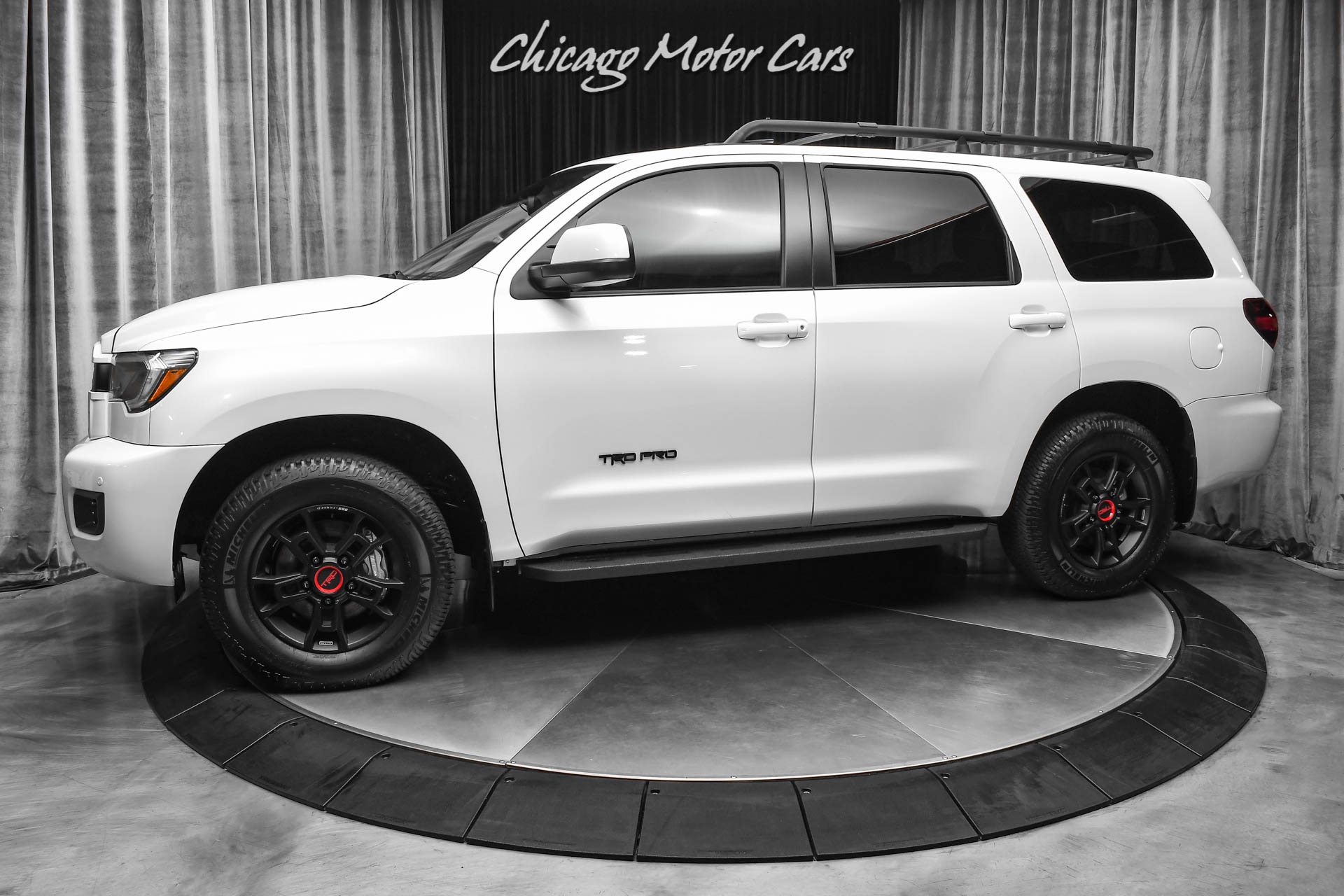 Used 2022 Toyota Sequoia TRD Pro SUV Wind Chill Pearl! TRD Pro Package! 5.7L V8! ONLY 200 Miles! for sale Sold at Chicago Motor Cars in West Chicago IL 60185 1