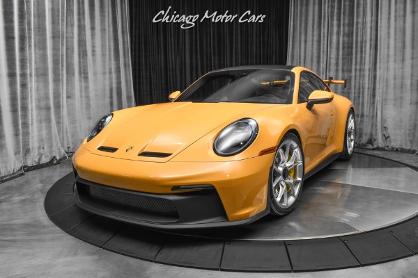 Used-2022-Porsche-911-GT3-RARE-PTS-Bahama-Yellow-Carbon-Bucket-Seats-ONLY-22-Miles-LOADED