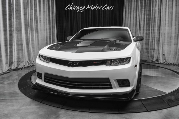 Used 2015 Chevrolet Camaro Z28 Coupe Summit White! 6-Speed Manual! Highly Desired! LOW Miles! for sale Sold at Chicago Motor Cars in West Chicago IL 60185 2