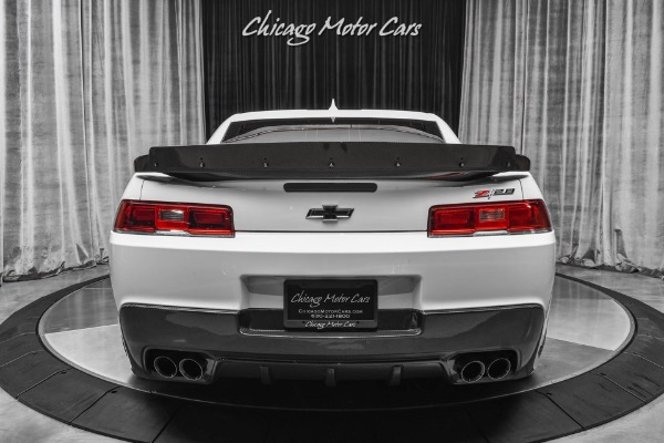 Used 2015 Chevrolet Camaro Z28 Coupe Summit White! 6-Speed Manual! Highly Desired! LOW Miles! for sale Sold at Chicago Motor Cars in West Chicago IL 60185 4