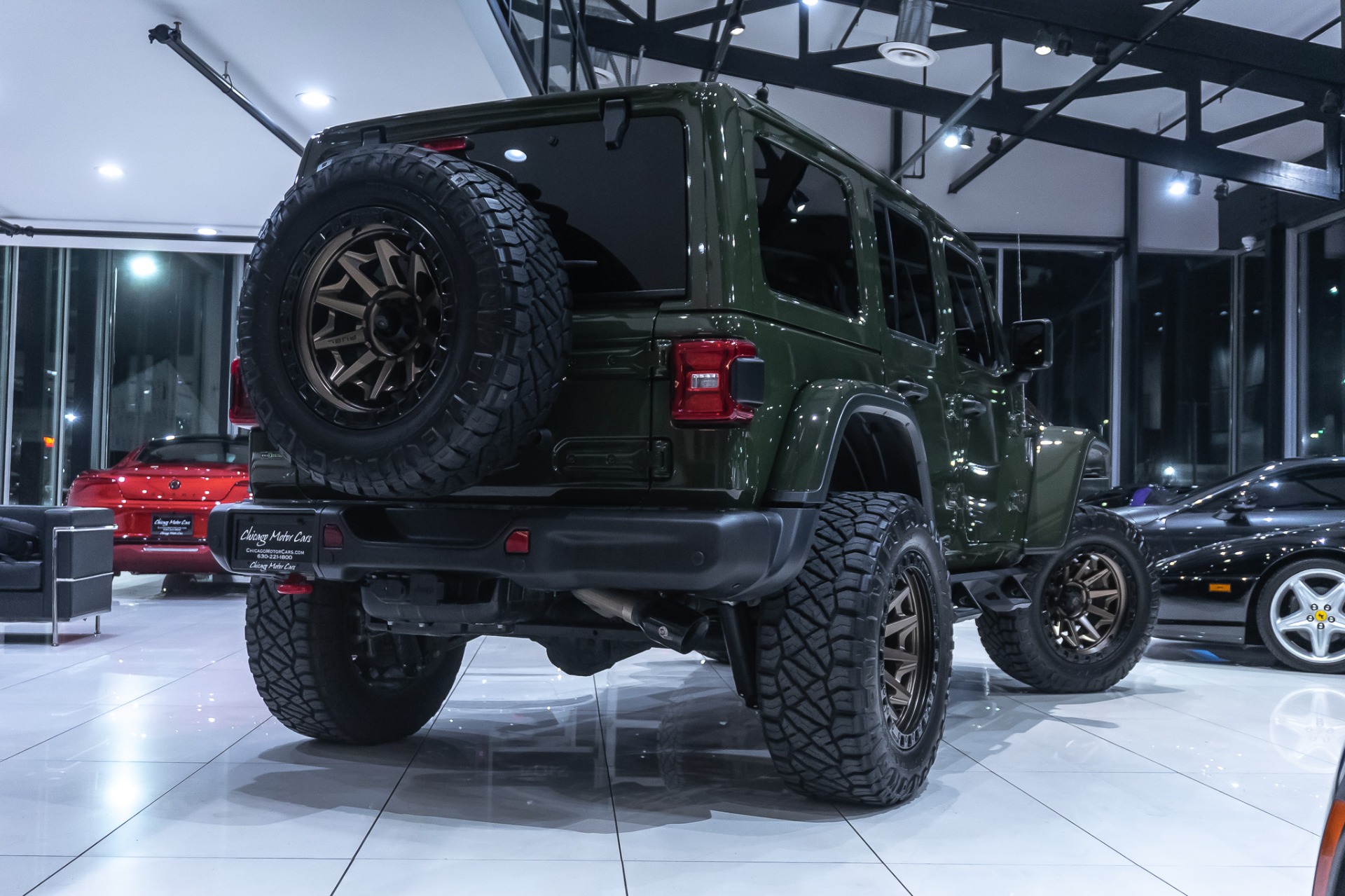 Used 2021 Jeep Wrangler Unlimited Rubicon  Turbo Diesel 4X4 Mopar 2inch  Lift Kit + Custom Wheels w/Nittos For Sale (Special Pricing) | Chicago  Motor Cars Stock #19030