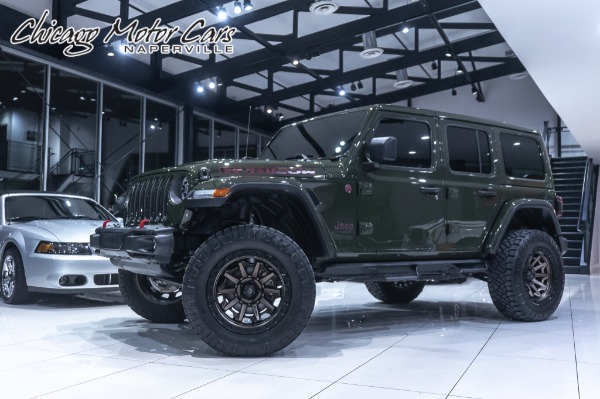 Used 2021 Jeep Wrangler Unlimited Rubicon 3.0L Turbo Diesel 4X4 Mopar 2inch Lift Kit + Custom Wheels w/Nittos for sale Sold at Chicago Motor Cars in West Chicago IL 60185 2