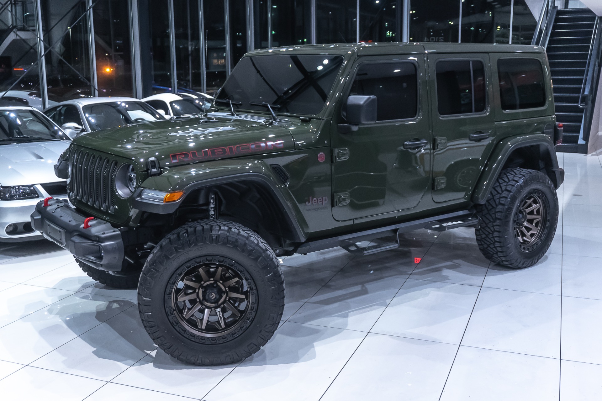 Used-2021-Jeep-Wrangler-Unlimited-Rubicon-30L-Turbo-Diesel-4X4-Mopar-2inch-Lift-Kit--Custom-Wheels-wNittos