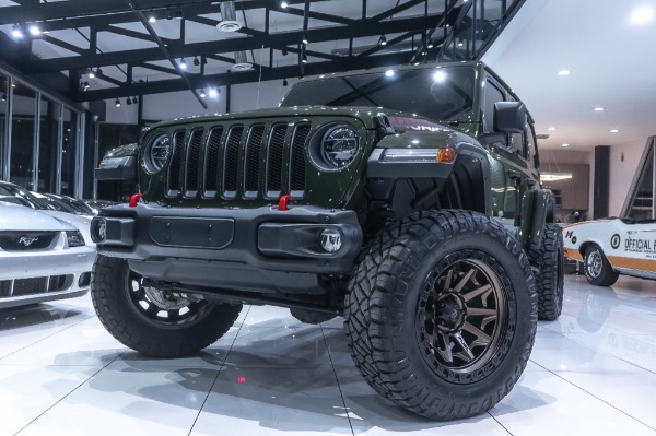 Used 2021 Jeep Wrangler Unlimited Rubicon 3.0L Turbo Diesel 4X4 Mopar 2inch Lift Kit + Custom Wheels w/Nittos for sale Sold at Chicago Motor Cars in West Chicago IL 60185 5