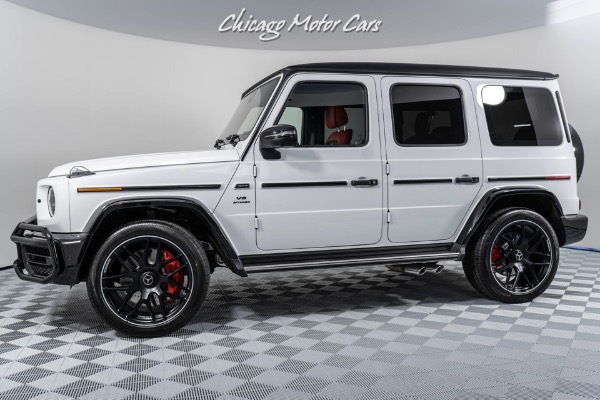 Used 2021 Mercedes-Benz G63 AMG RARE Panda over Red! Carbon Fiber! Night Package! Exclusive Nappa Leather! for sale Sold at Chicago Motor Cars in West Chicago IL 60185 1