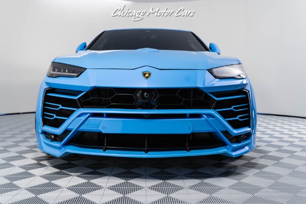 Used 2021 Lamborghini Urus Only 6K Miles! Novitec Widebody! Anrky Wheels 1/1 Blu Cepheus! for sale Sold at Chicago Motor Cars in West Chicago IL 60185 4