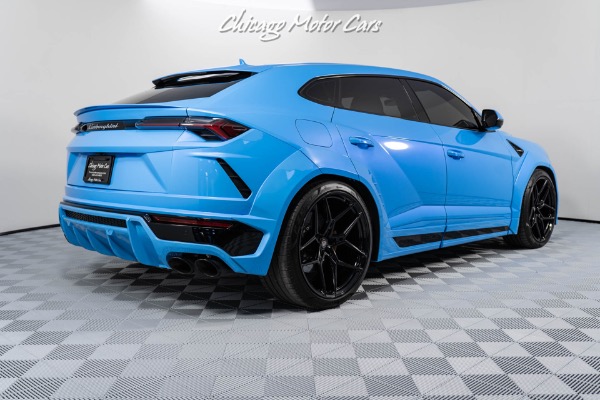Used 2021 Lamborghini Urus Only 6K Miles! Novitec Widebody! Anrky Wheels 1/1 Blu Cepheus! for sale Sold at Chicago Motor Cars in West Chicago IL 60185 5