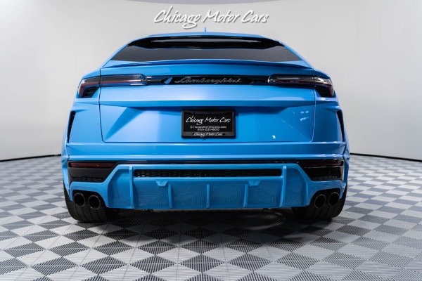Used 2021 Lamborghini Urus Only 6K Miles! Novitec Widebody! Anrky Wheels 1/1 Blu Cepheus! for sale Sold at Chicago Motor Cars in West Chicago IL 60185 6