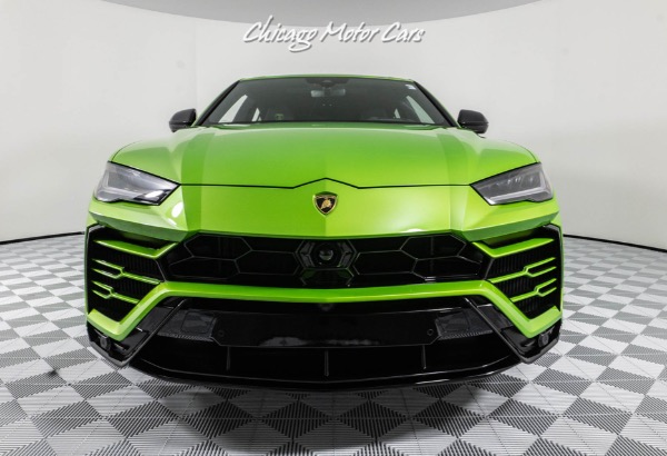 Used-2021-Lamborghini-Urus-SUV-Super-RARE-Verde-Selvans-Paint-Ad-Personam-B-O-3D-Sound-LOADED