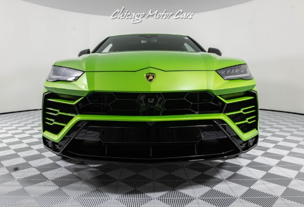 Used-2021-Lamborghini-Urus-SUV-Super-RARE-Verde-Selvans-Paint-Ad-Personam-B-O-3D-Sound-LOADED