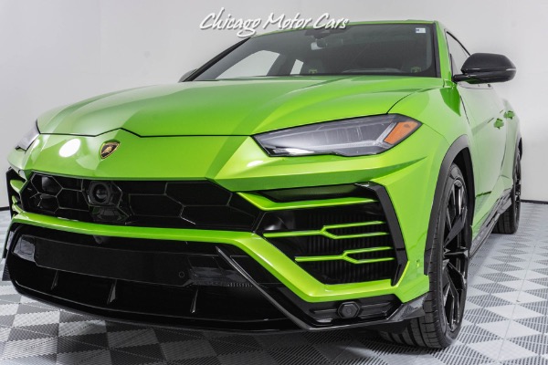 Used-2021-Lamborghini-Urus-SUV-Super-RARE-Verde-Selvans-Paint-Ad-Personam-B-O-3D-Sound-LOADED