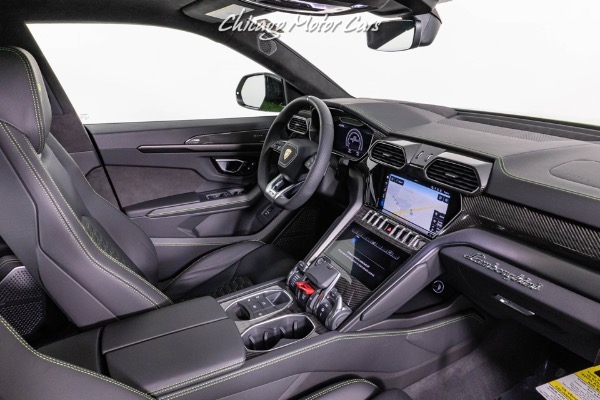 Used-2021-Lamborghini-Urus-SUV-Super-RARE-Verde-Selvans-Paint-Ad-Personam-B-O-3D-Sound-LOADED