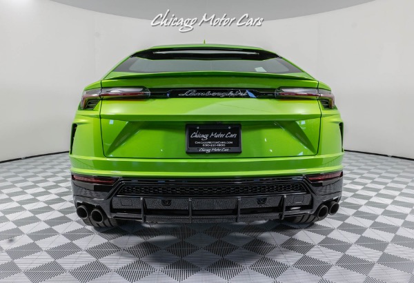 Used 2021 Lamborghini Urus SUV Super RARE Verde Selvans Paint Ad Personam B&O 3D Sound LOADED for sale Sold at Chicago Motor Cars in West Chicago IL 60185 6