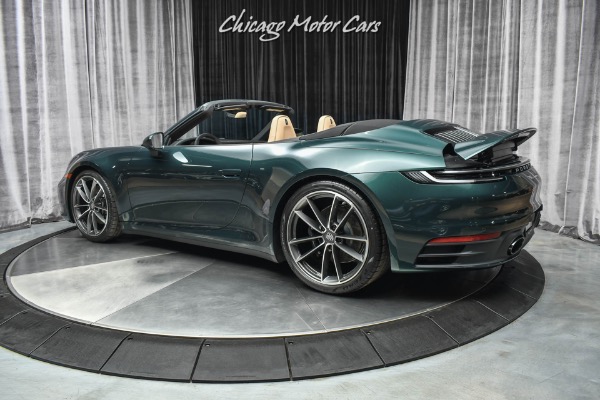 Used 2021 Porsche 911 Carrera 4S Convertible Paint to Sample Forest Green! ONLY 1k Miles! LOADED for sale Sold at Chicago Motor Cars in West Chicago IL 60185 3