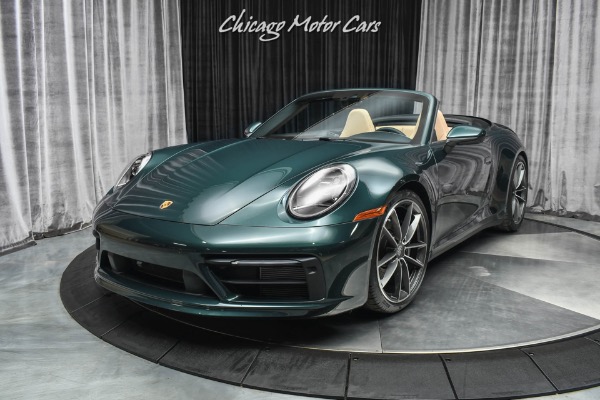 Used-2021-Porsche-911-Carrera-4S-Convertible-Paint-to-Sample-Forest-Green-ONLY-1k-Miles-LOADED