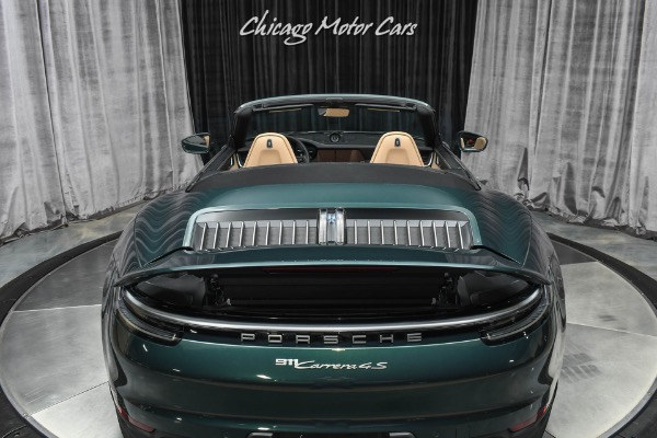 Used-2021-Porsche-911-Carrera-4S-Convertible-Paint-to-Sample-Forest-Green-ONLY-1k-Miles-LOADED