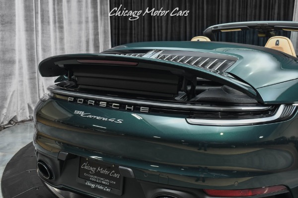 Used-2021-Porsche-911-Carrera-4S-Convertible-Paint-to-Sample-Forest-Green-ONLY-1k-Miles-LOADED