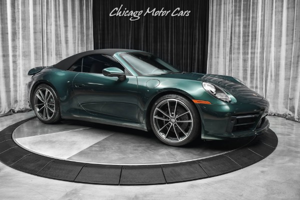 Used-2021-Porsche-911-Carrera-4S-Convertible-Paint-to-Sample-Forest-Green-ONLY-1k-Miles-LOADED