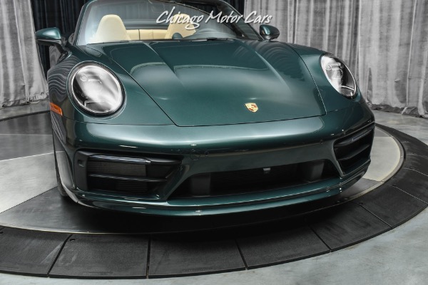 Used-2021-Porsche-911-Carrera-4S-Convertible-Paint-to-Sample-Forest-Green-ONLY-1k-Miles-LOADED