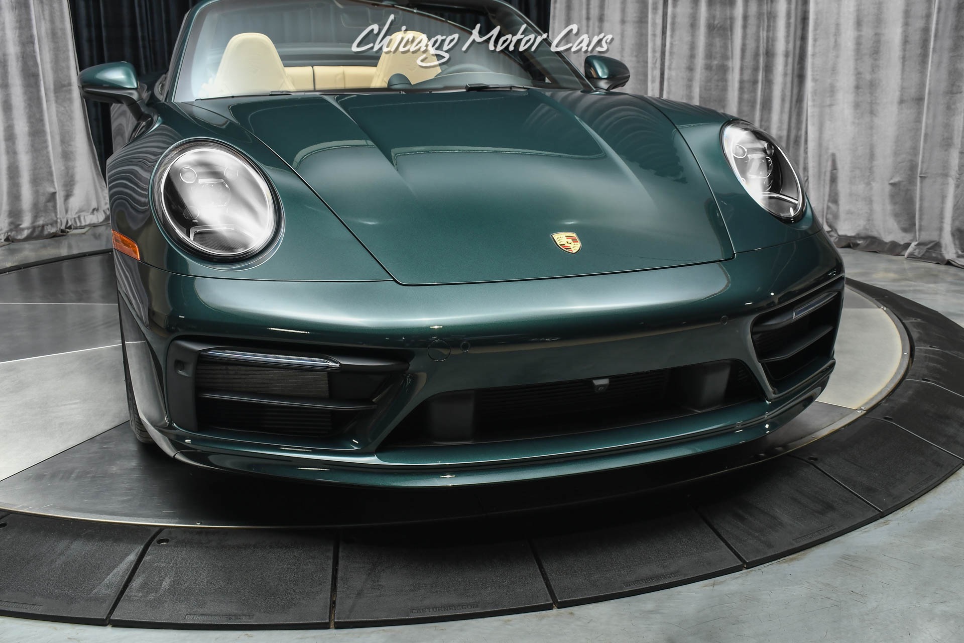 Used-2021-Porsche-911-Carrera-4S-Convertible-Paint-to-Sample-Forest-Green-ONLY-23-Miles-LOADED