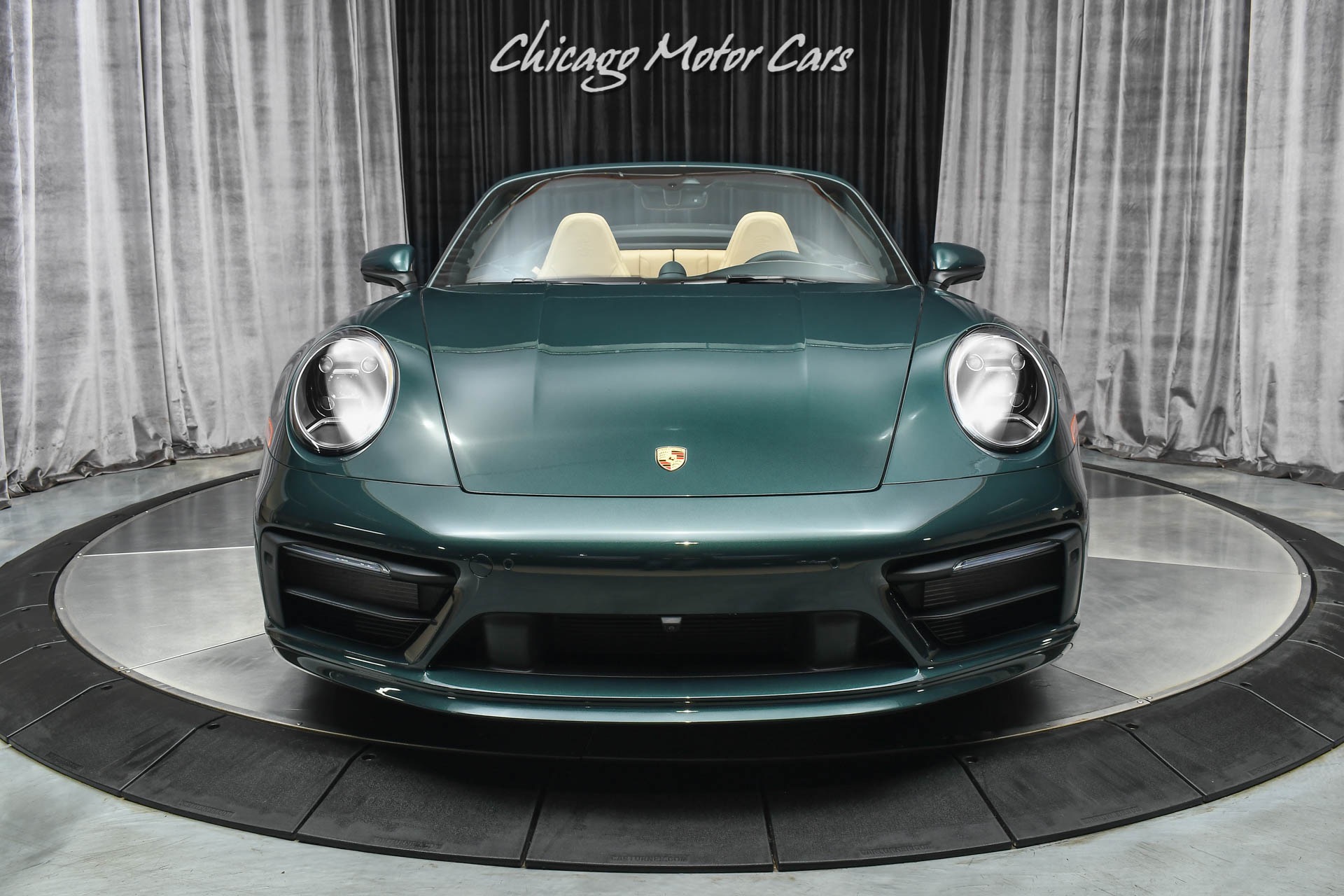 Used-2021-Porsche-911-Carrera-4S-Convertible-Paint-to-Sample-Forest-Green-ONLY-1k-Miles-LOADED