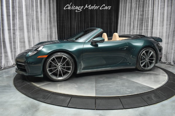 Used 2021 Porsche 911 Carrera 4S Convertible Paint to Sample Forest Green! ONLY 1k Miles! LOADED for sale Sold at Chicago Motor Cars in West Chicago IL 60185 1