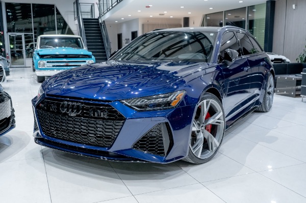 Used 2021 Audi RS 6 Avant 4.0T quattro Avant AWD Executive Pkg! Black Optic Pkg! JB4 Tune! Lowered! for sale Sold at Chicago Motor Cars in West Chicago IL 60185 4