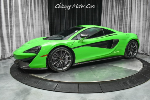 Used-2018-McLaren-570S-Spider-Convertible-Mantis-Green-Full-PPF-Low-MIles-60K-in-Options-LOADED