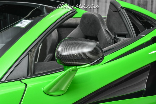 Used-2018-McLaren-570S-Spider-Convertible-Mantis-Green-Full-PPF-Low-MIles-60K-in-Options-LOADED