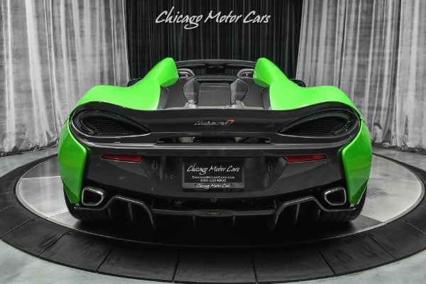 Used 2018 McLaren 570S Spider Convertible Mantis Green Full PPF! Low MIles! $60K+ in Options! LOADED for sale Sold at Chicago Motor Cars in West Chicago IL 60185 4