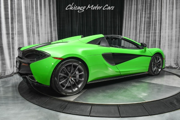 Used 2018 McLaren 570S Spider Convertible Mantis Green Full PPF! Low MIles! $60K+ in Options! LOADED for sale Sold at Chicago Motor Cars in West Chicago IL 60185 5
