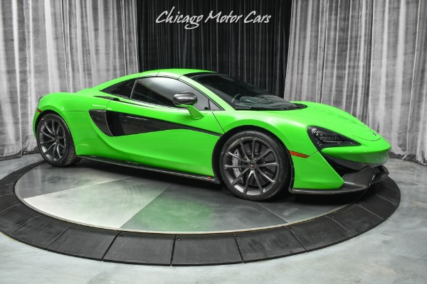 Used-2018-McLaren-570S-Spider-Convertible-Mantis-Green-Full-PPF-Low-MIles-60K-in-Options-LOADED