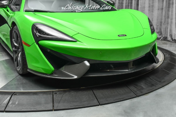 Used-2018-McLaren-570S-Spider-Convertible-Mantis-Green-Full-PPF-Low-MIles-60K-in-Options-LOADED