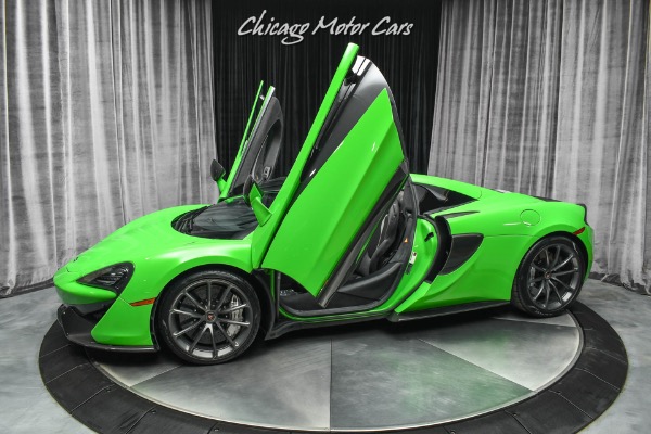 Used 2018 McLaren 570S Spider Convertible Mantis Green Full PPF! Low MIles! $60K+ in Options! LOADED for sale Sold at Chicago Motor Cars in West Chicago IL 60185 1