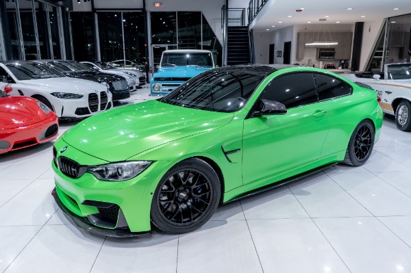 Used 2016 BMW M4 Coupe! Exec Pkg! Carbon Roof! MHD Stage 2 Tune Full Exhaust Carbon Aero! for sale Sold at Chicago Motor Cars in West Chicago IL 60185 3
