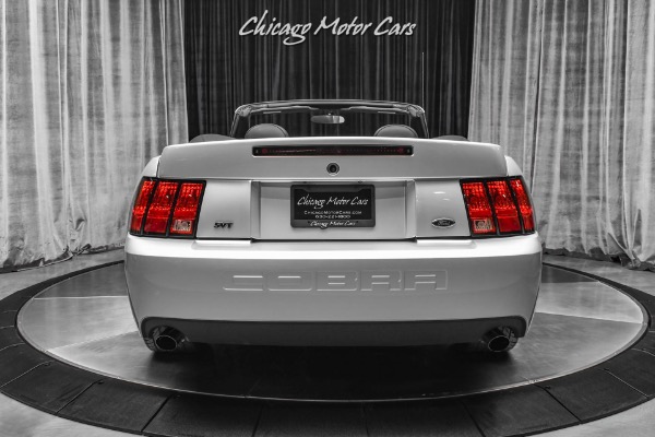 Used 2003 Ford Mustang SVT Cobra Convertible! Factory Supercharged! 450 HP! 6 Speed Manual! Only 7k miles! for sale Sold at Chicago Motor Cars in West Chicago IL 60185 4