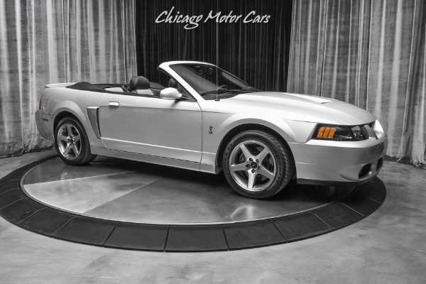 Used 2003 Ford Mustang SVT Cobra Convertible! Factory Supercharged! 450 HP! 6 Speed Manual! Only 7k miles! for sale Sold at Chicago Motor Cars in West Chicago IL 60185 6