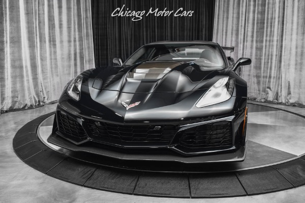 Used 2019 Chevrolet Corvette ZR1 3ZR ZTK Package 7-Speed Manual Extremely Low Miles Rare Example for sale Sold at Chicago Motor Cars in West Chicago IL 60185 2