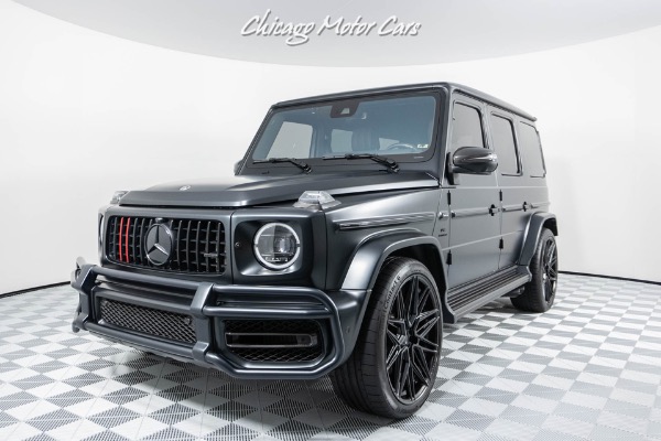 Used 2021 Mercedes-Benz G63 AMG Manufaktur Interior! FACTORY MATTE! CARBON! STARLIGHT! H&R! Vossen! for sale Sold at Chicago Motor Cars in West Chicago IL 60185 2