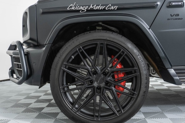 Used 2021 Mercedes-Benz G63 AMG Manufaktur Interior! FACTORY MATTE! CARBON! STARLIGHT! H&R! Vossen! for sale Sold at Chicago Motor Cars in West Chicago IL 60185 4