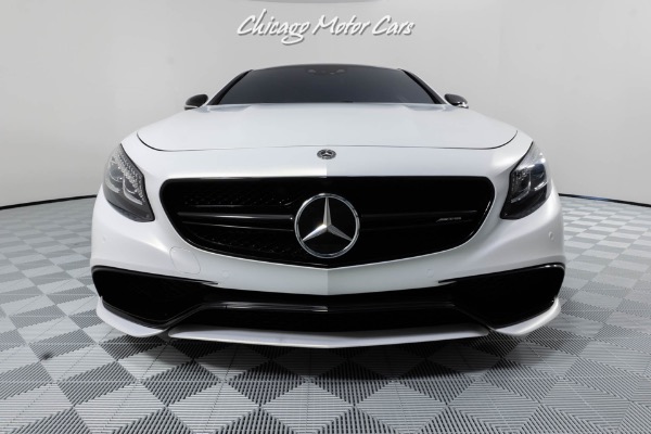 Used 2017 Mercedes-Benz S63 AMG 4Matic Hot Satin White on White! 20inch Gloss Black Rims Transparent Roof for sale Sold at Chicago Motor Cars in West Chicago IL 60185 4