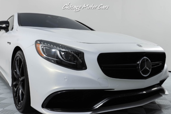 Used 2017 Mercedes-Benz S63 AMG 4Matic Hot Satin White on White! 20inch Gloss Black Rims Transparent Roof for sale Sold at Chicago Motor Cars in West Chicago IL 60185 6