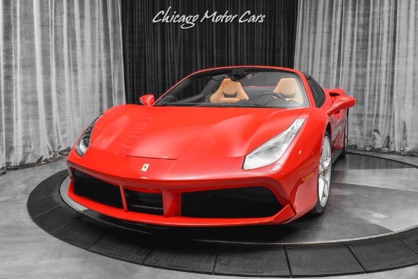 Used 2018 Ferrari 488 Spider Convertible Carbon Fiber Racing Package Well Equipped! Serviced! for sale Sold at Chicago Motor Cars in West Chicago IL 60185 2