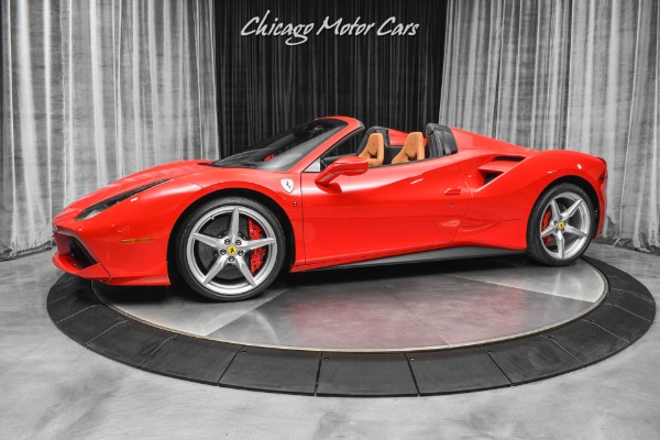 Used 2018 Ferrari 488 Spider Convertible Carbon Fiber Racing Package Well Equipped! Serviced! for sale Sold at Chicago Motor Cars in West Chicago IL 60185 1