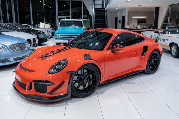 Used 2016 Porsche 911 GT3 RS Coupe ONLY 729 Miles! Thousands in UPGRADES! TechART Carbon Fiber! for sale Sold at Chicago Motor Cars in West Chicago IL 60185 3