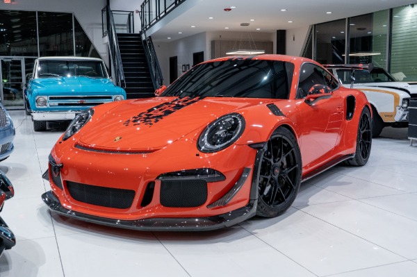 Used 2016 Porsche 911 GT3 RS Coupe ONLY 729 Miles! Thousands in UPGRADES! TechART Carbon Fiber! for sale Sold at Chicago Motor Cars in West Chicago IL 60185 4