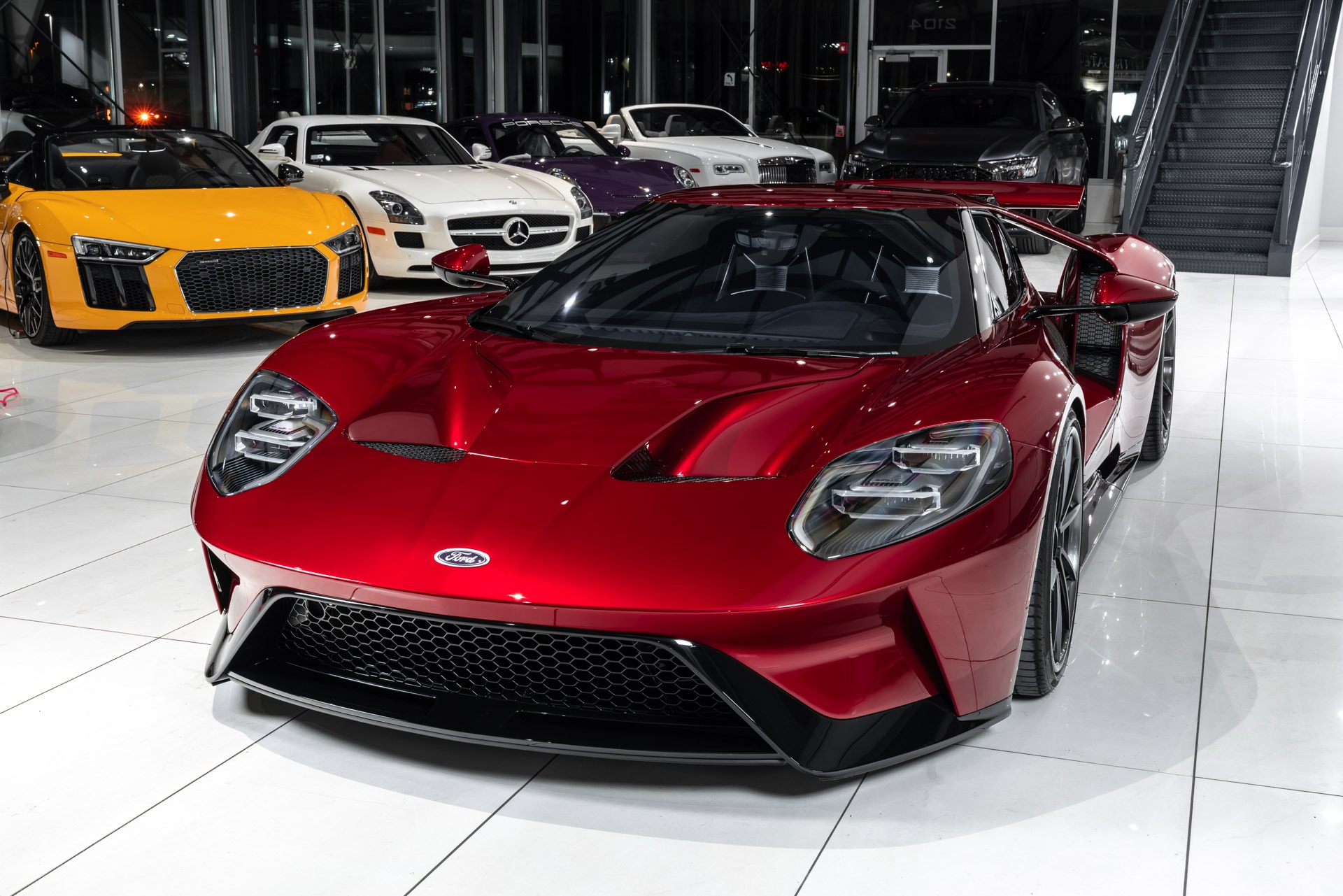 Used-2019-Ford-GT-Coupe-Liquid-Red-ONLY-912-Miles-ANRKY-Wheels-FULL-PPF-Stunning-Example