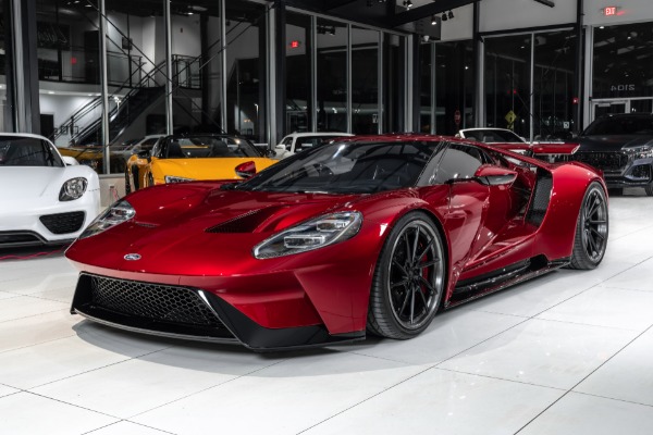 Used-2019-Ford-GT-Coupe-Liquid-Red-ONLY-912-Miles-ANRKY-Wheels-FULL-PPF-Stunning-Example