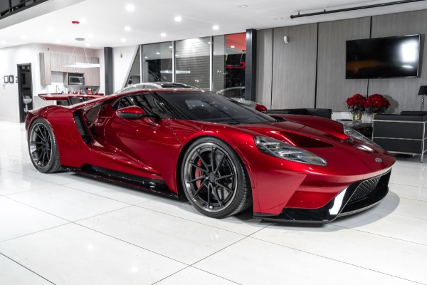 Used-2019-Ford-GT-Coupe-Liquid-Red-ONLY-912-Miles-ANRKY-Wheels-FULL-PPF-Stunning-Example